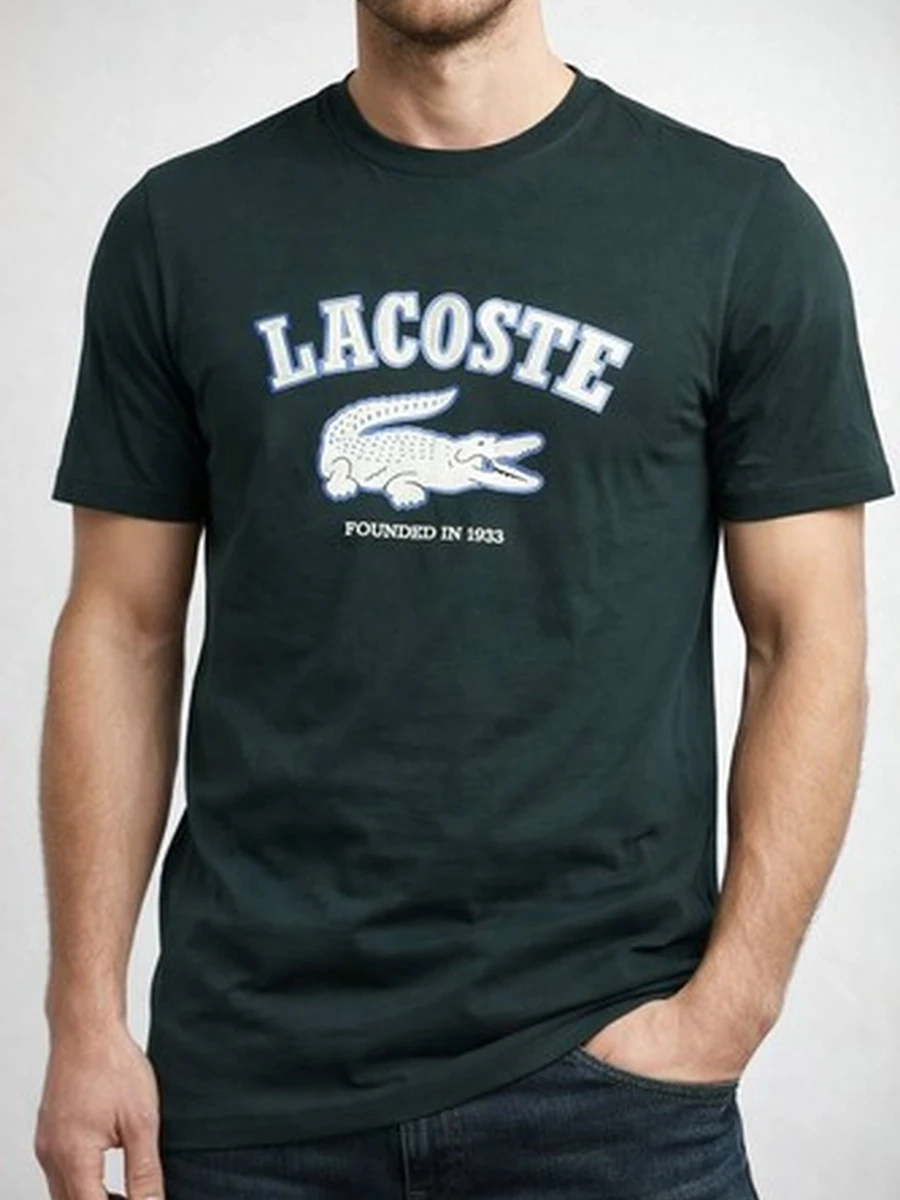 футболка мужская бренд LACOSTE