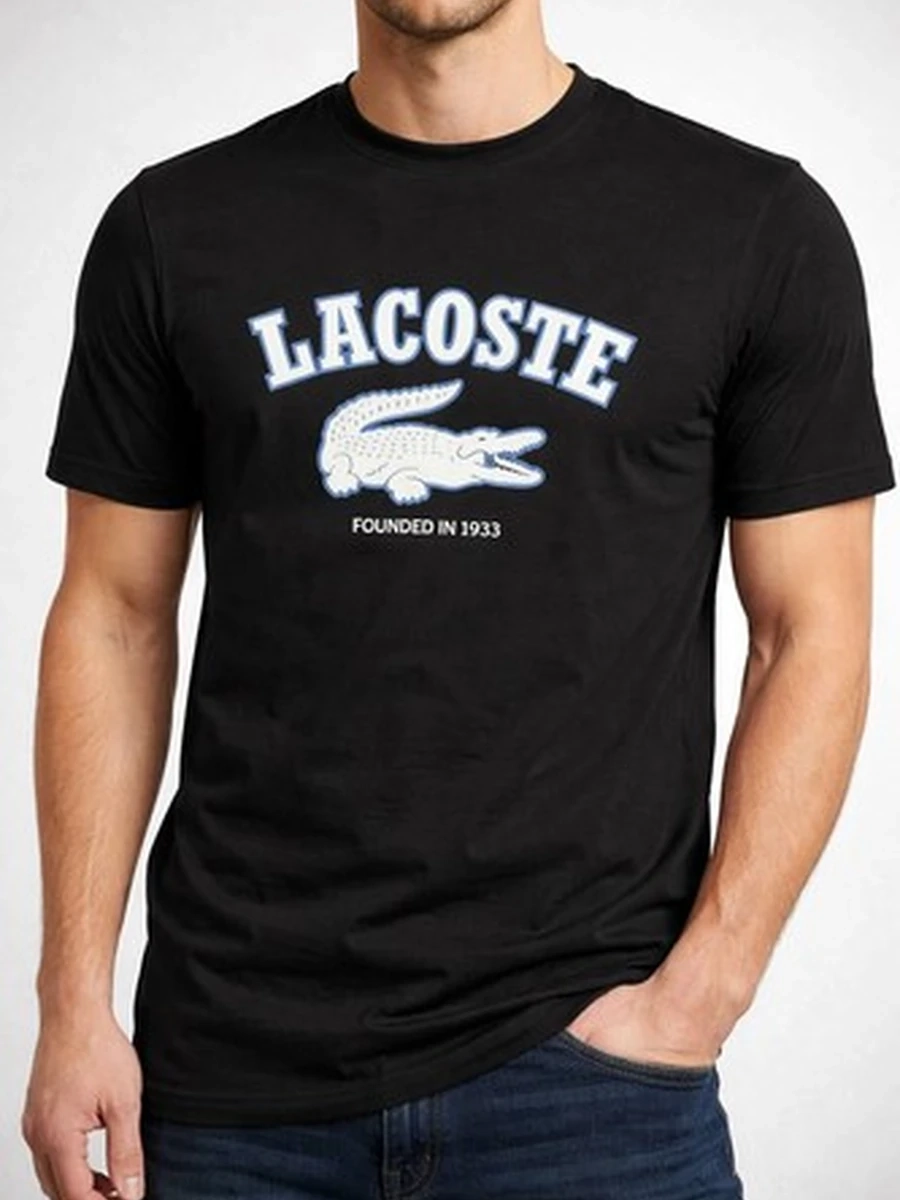 футболка мужская бренд LACOSTE