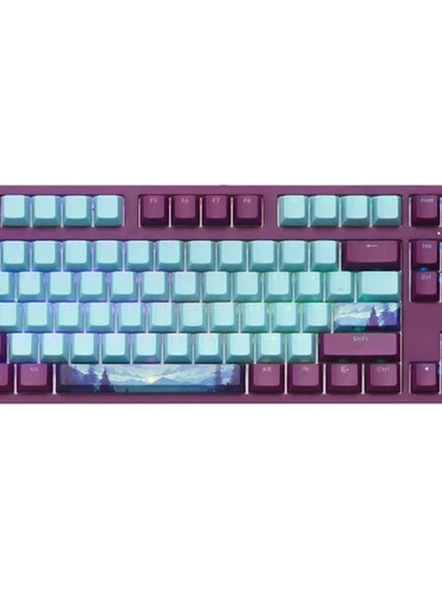 Клавиатура проводная Red Square TKL Classic Everfrost (Keyrox TKL Classic Everfrost) [87, g3ms Amber, PBT, Purple]