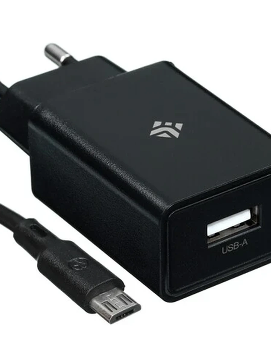 СЗУ DEXP CBM10A-2  [10W,1xUSB, чёрный, кабель microUSB]