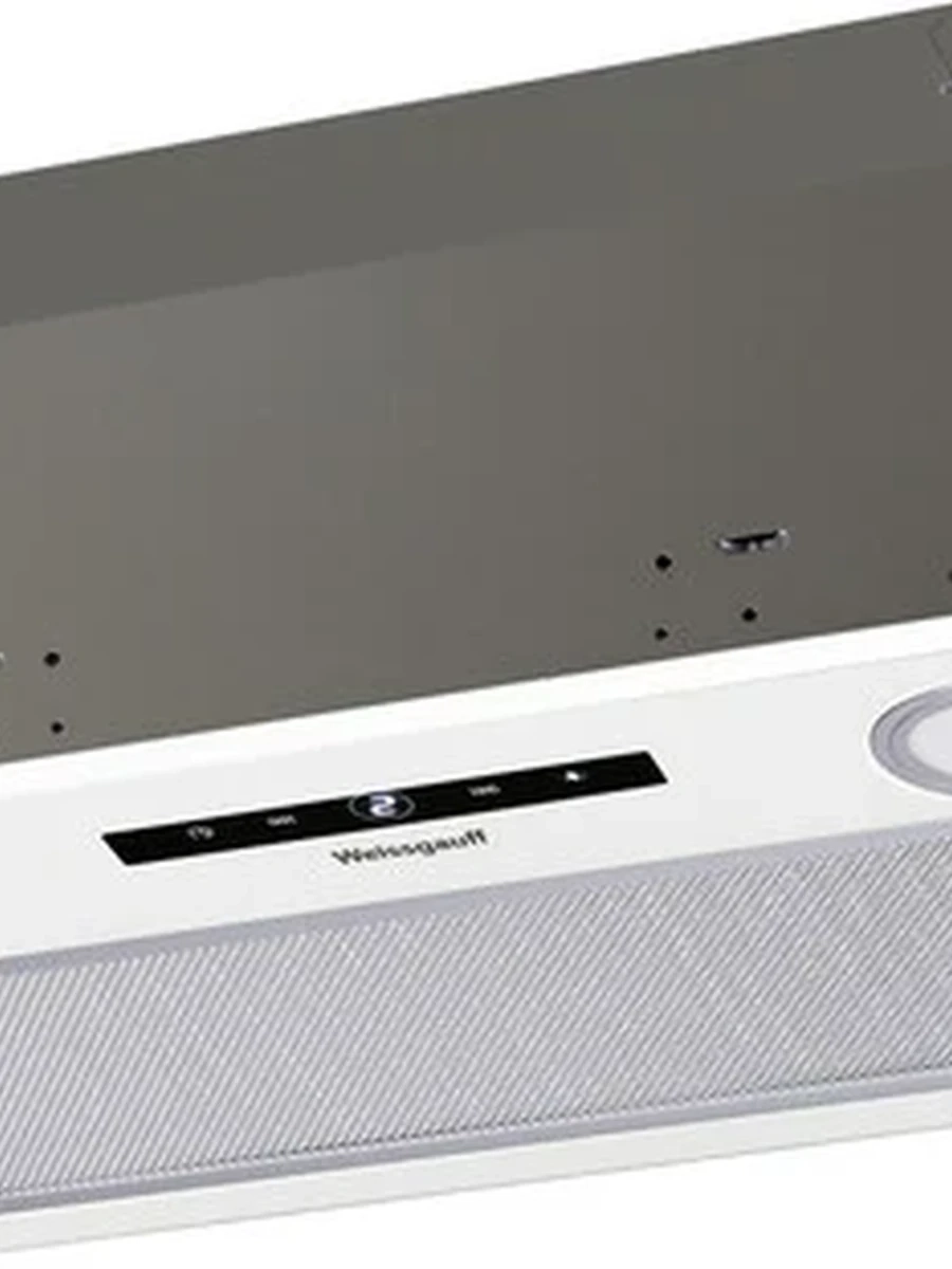 Вытяжка Weissgauff BOX 1200 WH [полновстраиваемая, 52 см, 1200 м³/ч, сенсорное управление, белый]