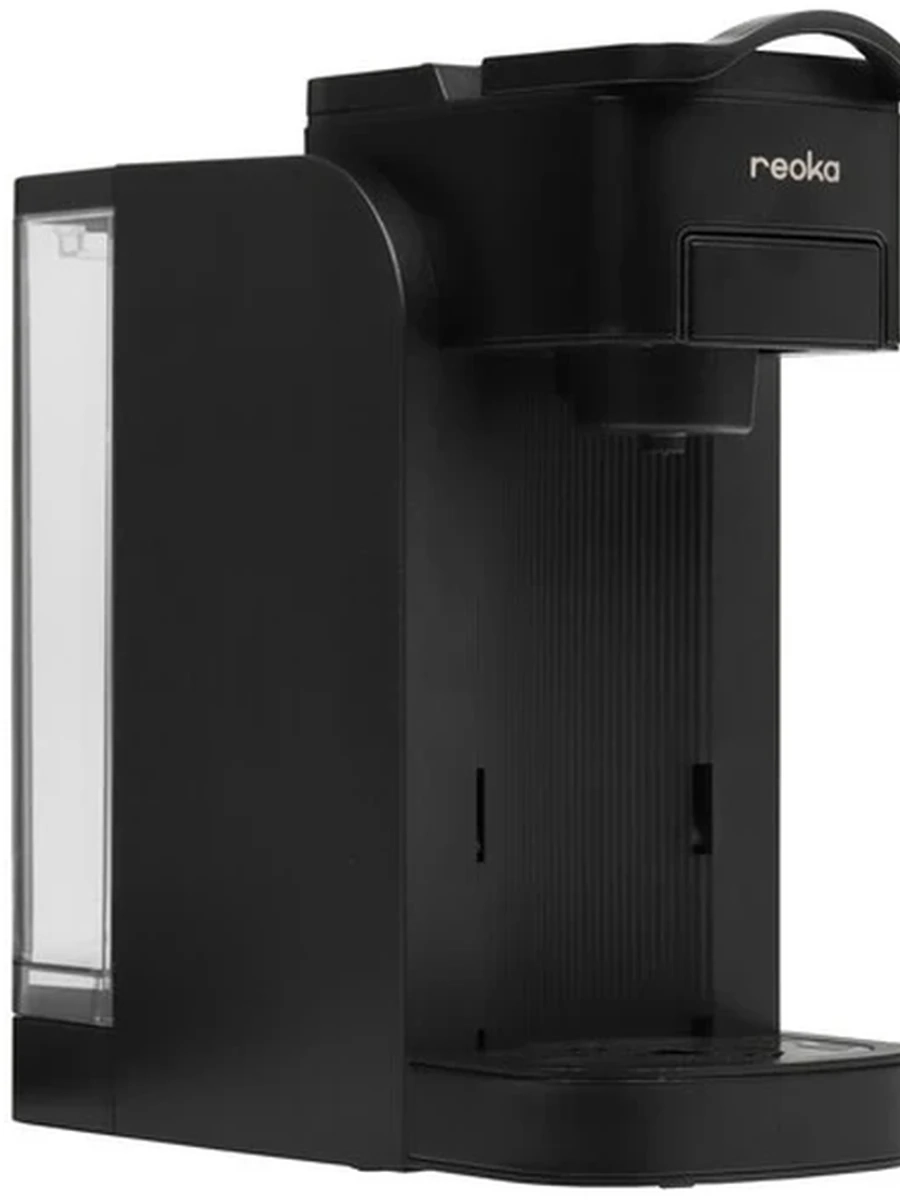 Кофемашина капсульная Reoka RKCM-14PW  [1450 Вт, 3в1, 1.5 л, дисплей] Черный