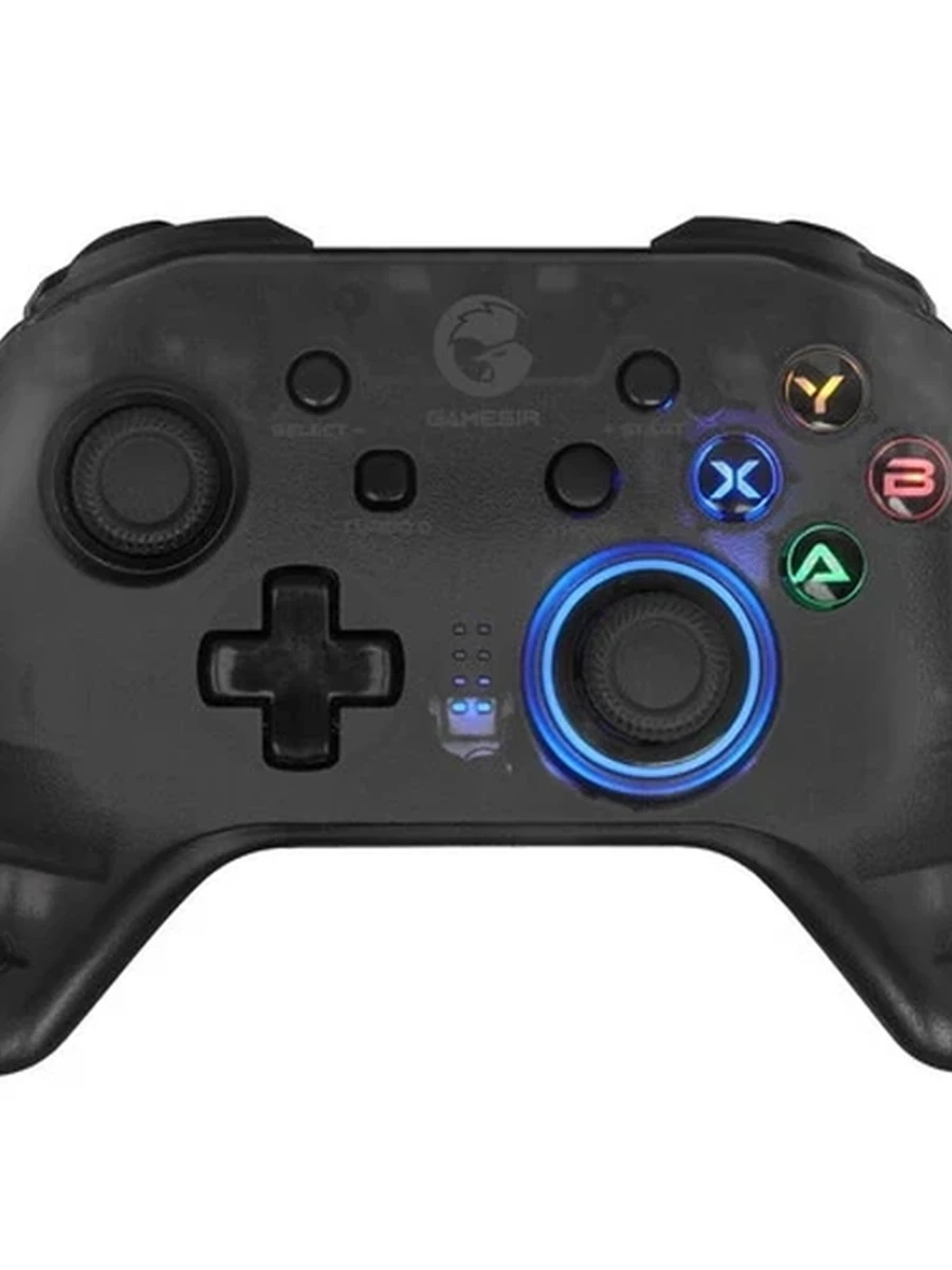 Геймпад беспроводной GameSir T4 Pro [для PC/iOS/Android/Nintendo Switch, BT, подсв, лепестки, гироскоп, держатель смартфона, цвет черный,ПС]