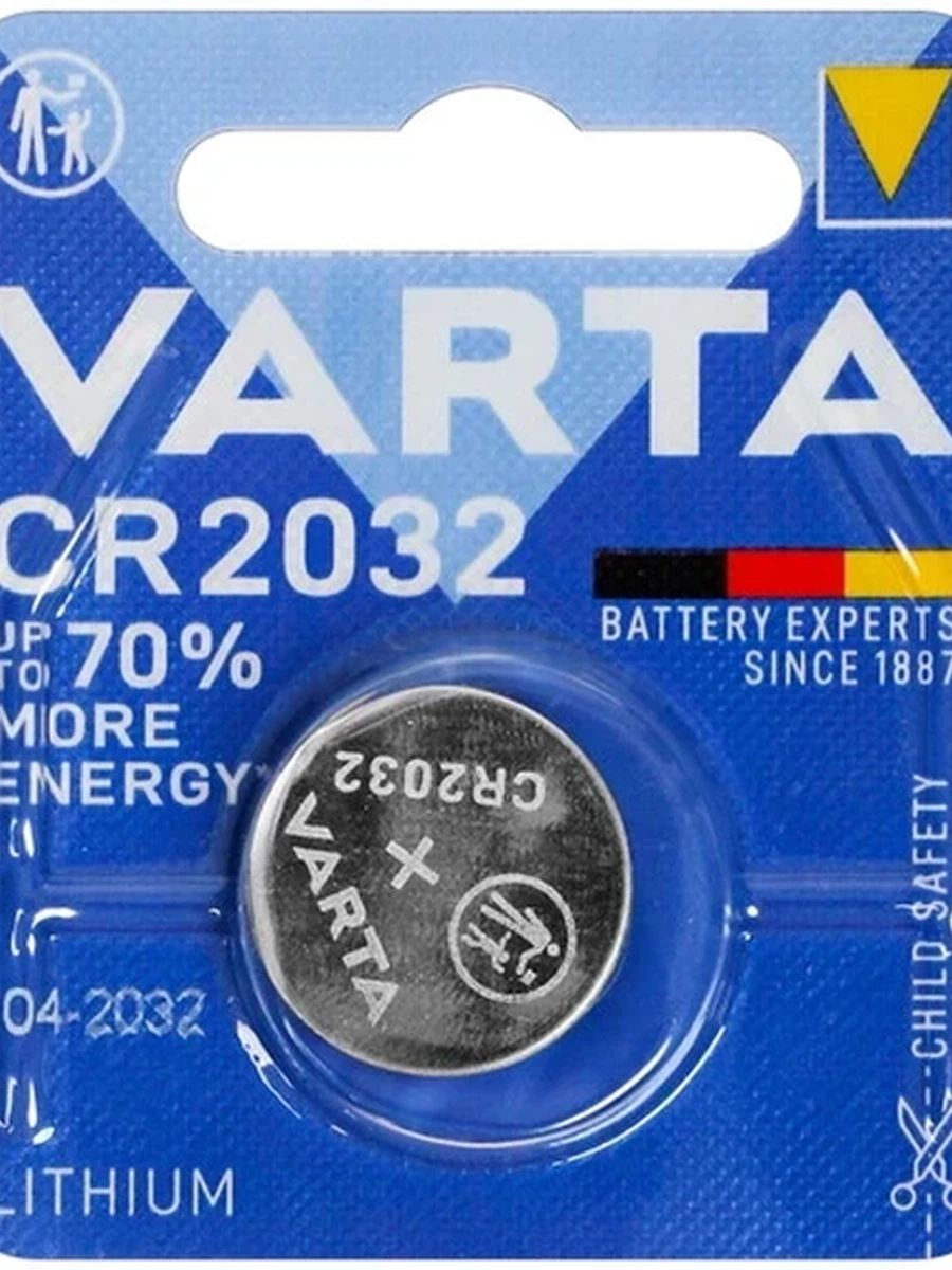 Батарейка Varta [CR2032, Литиевая, 1 шт.]