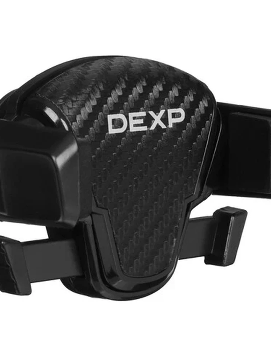 Автомобильный держатель DEXP ST-CDH004 [подвижная штанга, крепление на вент. решетку, зажим, пластик, черный]