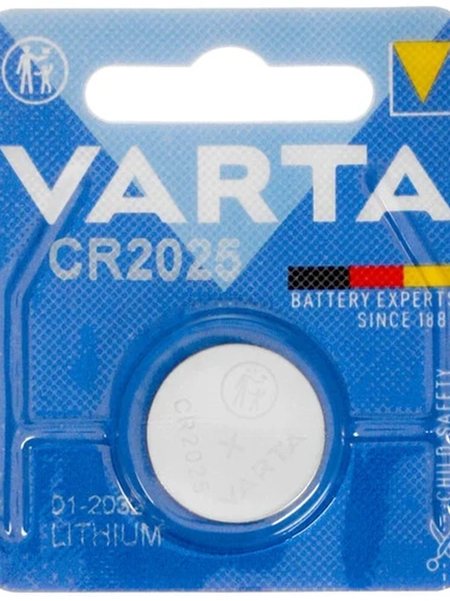 Батарейка Varta [CR2025, Литиевая, 1 шт.]