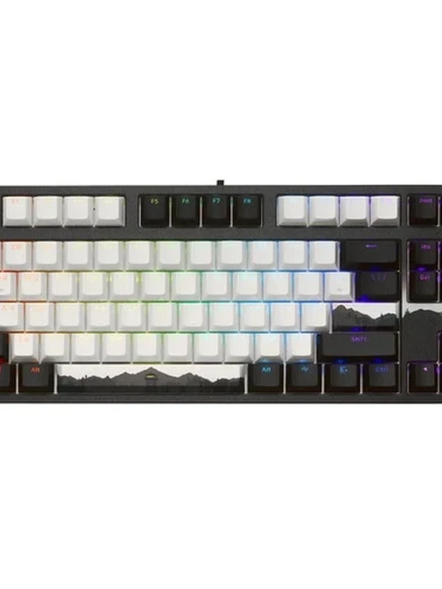 Клавиатура проводная Red Square Keyrox TKL Classic Noir (RSQ-20042) [87, g3ms Amber, PBT Black]