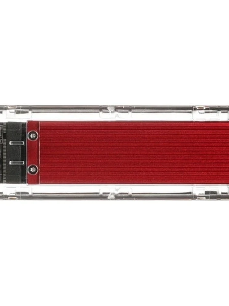 Внешний бокс DEXP M2 NVMe (C3-RD)[USB 3.1, Type C, пластик, красный]