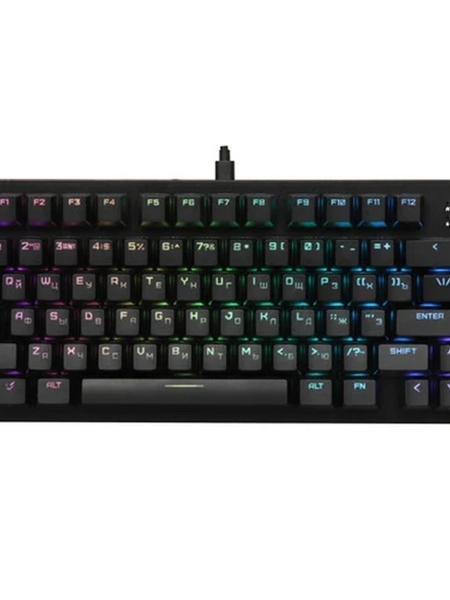 Клавиатура проводная ARDOR GAMING Blade 75 (AG-ODM-B75-Red-B) [механическая, Kailh Red V2, 80кл, PBT, RGB] Черная
