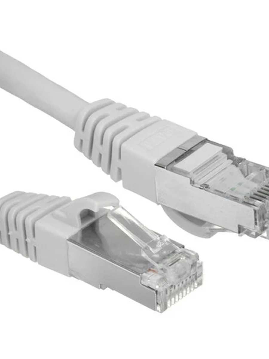 Патч-корд DEXP [F/UTP/CCA/кат. 6/многож./10 m/(Серый)] (HtsCPcFSt6100)