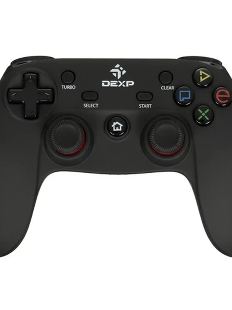 Геймпад беспроводной DEXP G-5 [PC/PS3/Android, USB, вибрация, Xinput, цвет черный]