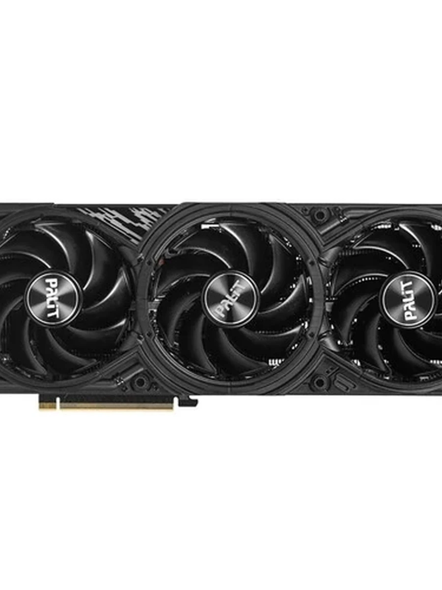 Видеокарта PCI-E Palit GeForce RTX 5070Ti GAMINGPRO OC 16384MB 256bit GDDR7 [NE7507TS19T2-GB2031A] HDMI DP