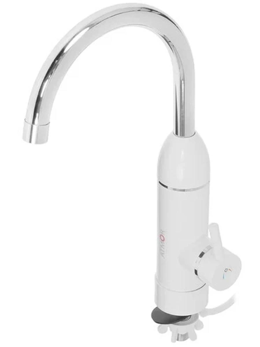 Водонагреватель электрический Atmor TAP 3 KW [проточный, нижняя, уст-ка: вертикальная, белый, серебристый]