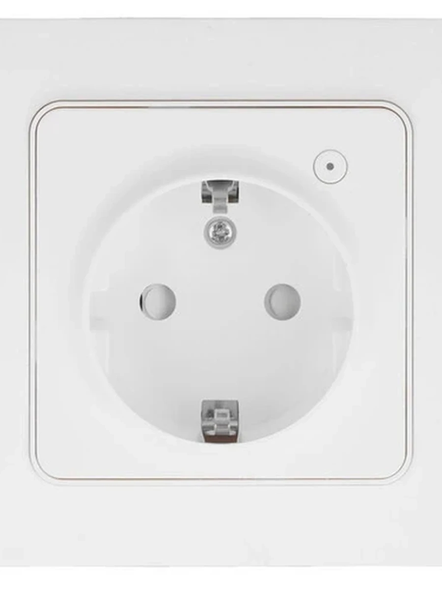 Умная встраиваемая розетка Стокгольм Zigbee EKF Сonnect [Zigbee, 16А, 230В, белый]