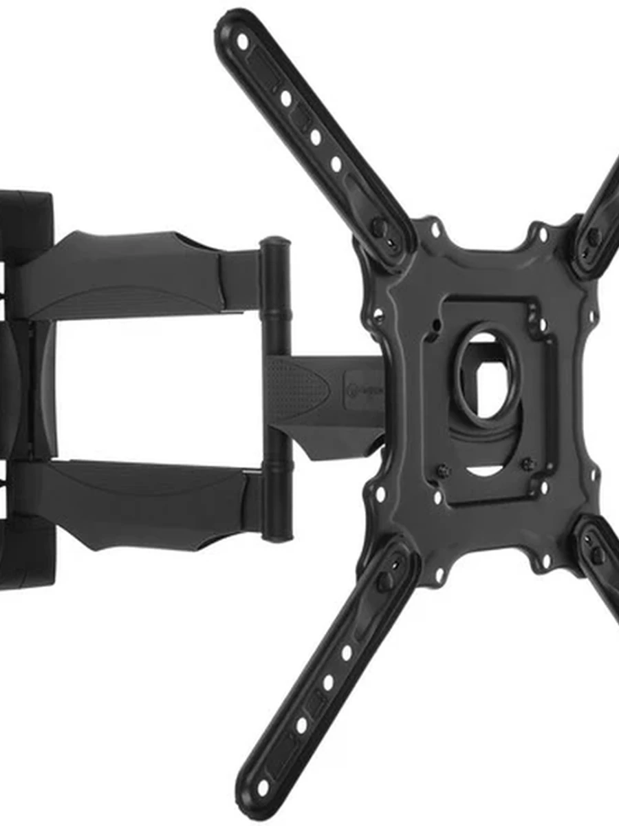 Кронштейн для ТВ ONKRON M4 [400x400; Н+П+2; Наклон -5°/8°; Поворот 180°; Раст. от стены 55-500 мм; До 35 кг; 32"-65"; черный]