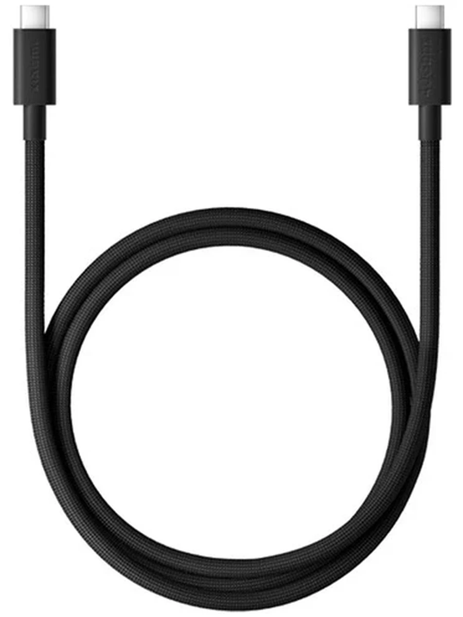 Кабель Xiaomi 6A Braided USB-C to USB-C 1m, белый