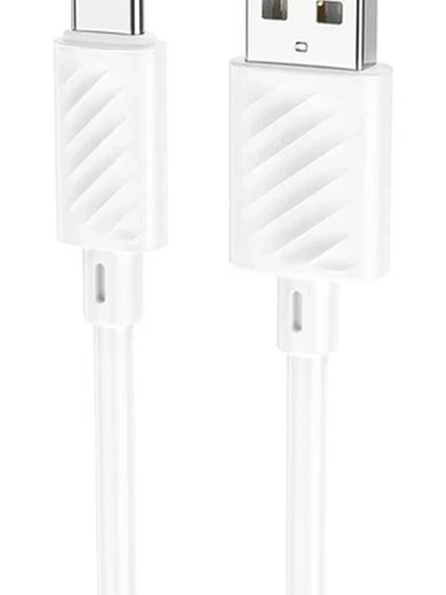Кабель HOCO X88 Gratified C-A,3A,1м,PVC,белый