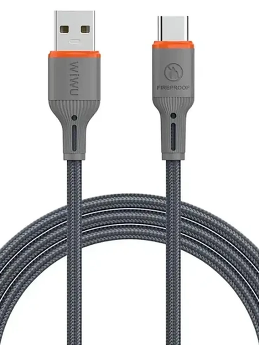 Кабель Wiwu FlameGuard USB-A to USB-C Cable (Wi-C096)