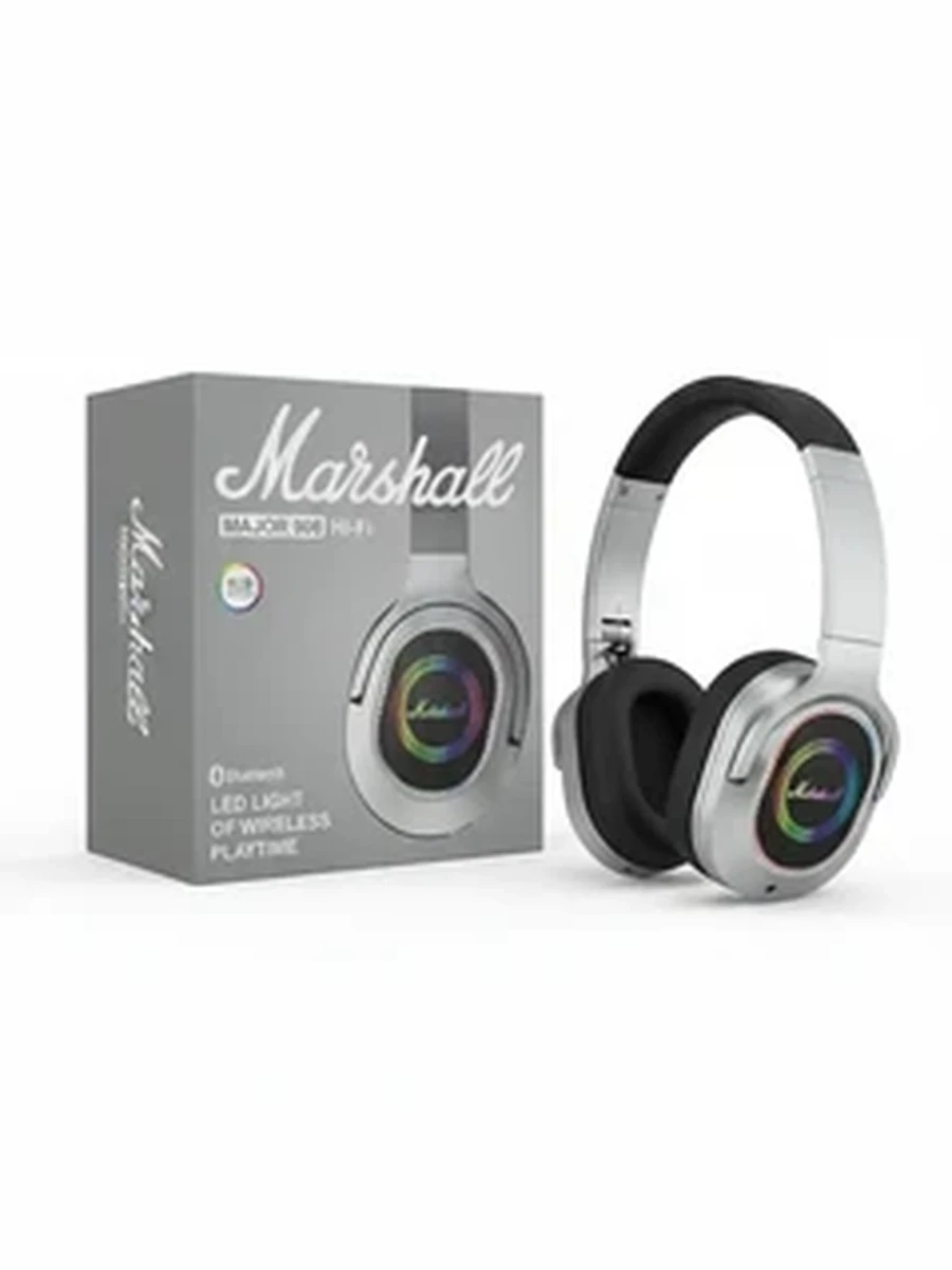 Беспроводные накладные наушники Marshall MAJOR 908 Hi-Fi с RGB подсветкой
