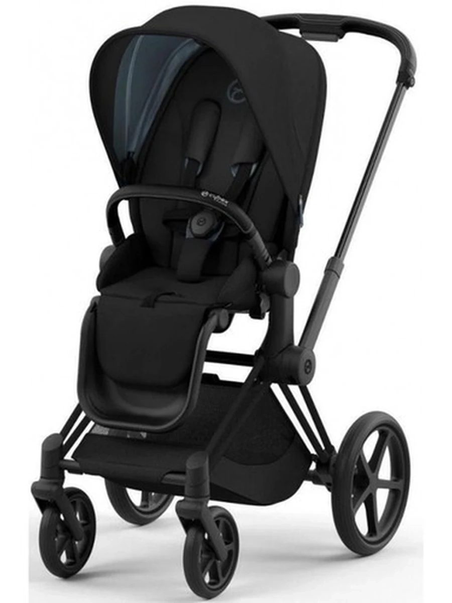 Cybex Priam 4.0 коляска  Sepia Black шасси Matt Black