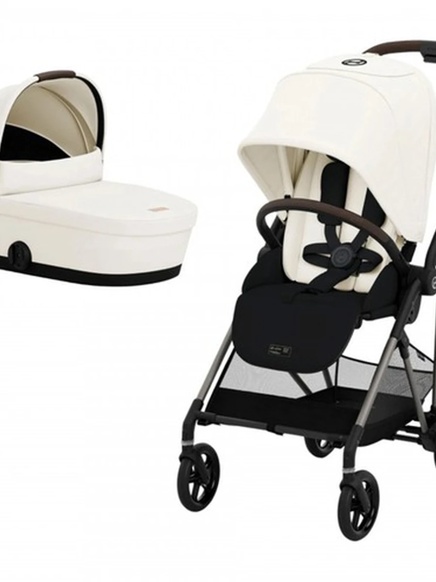 Коляска Cybex Melio 2 в 1 Canvas White