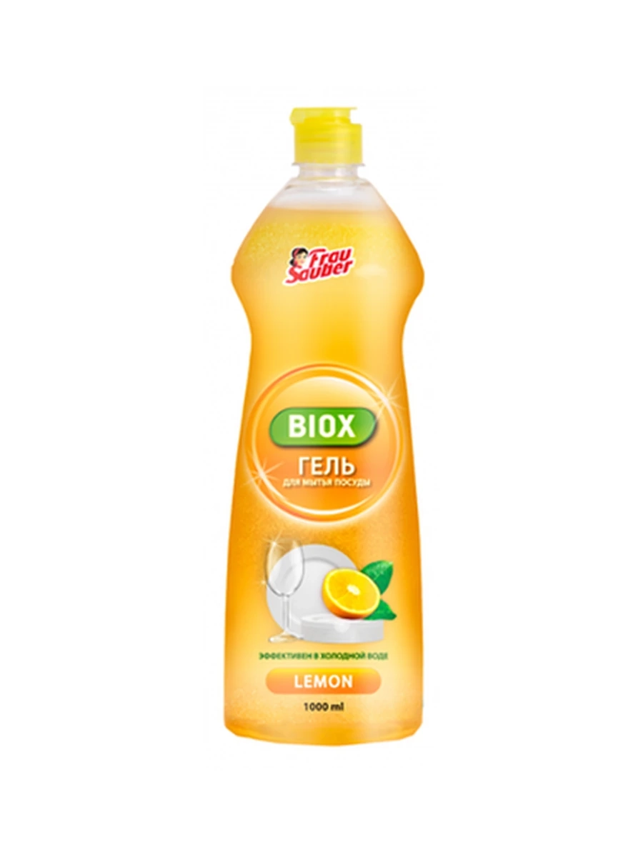 ГЕЛЬ Д/МЫТЬЯ ПОСУДЫ BIOX ЛИМОН 1Л