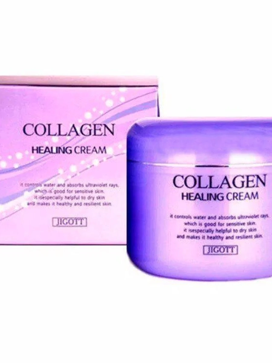 Питательный восстанавливающий с коллагеном — Jigott Collagen Healing Cream