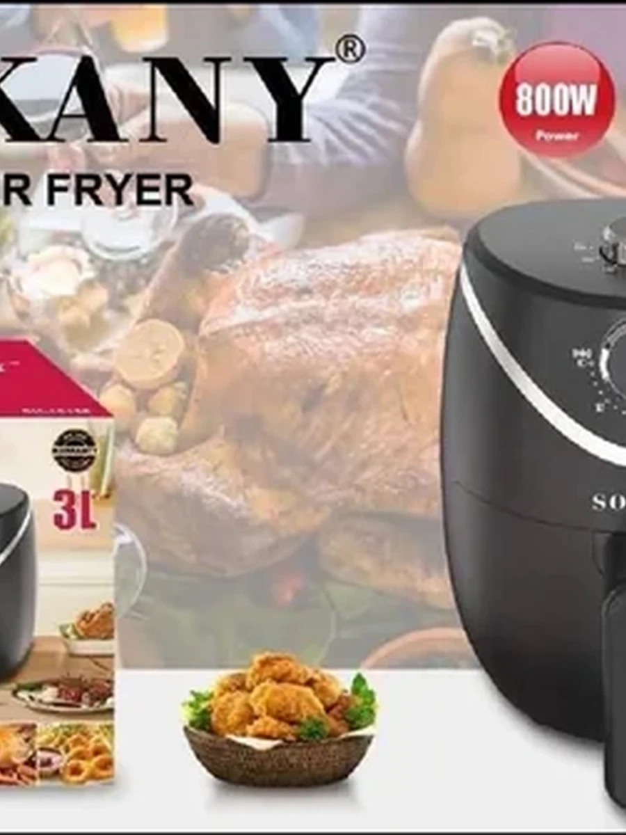 Аэрогриль Sokany SK-10126 - Вкусная и здоровая еда в одно касание!