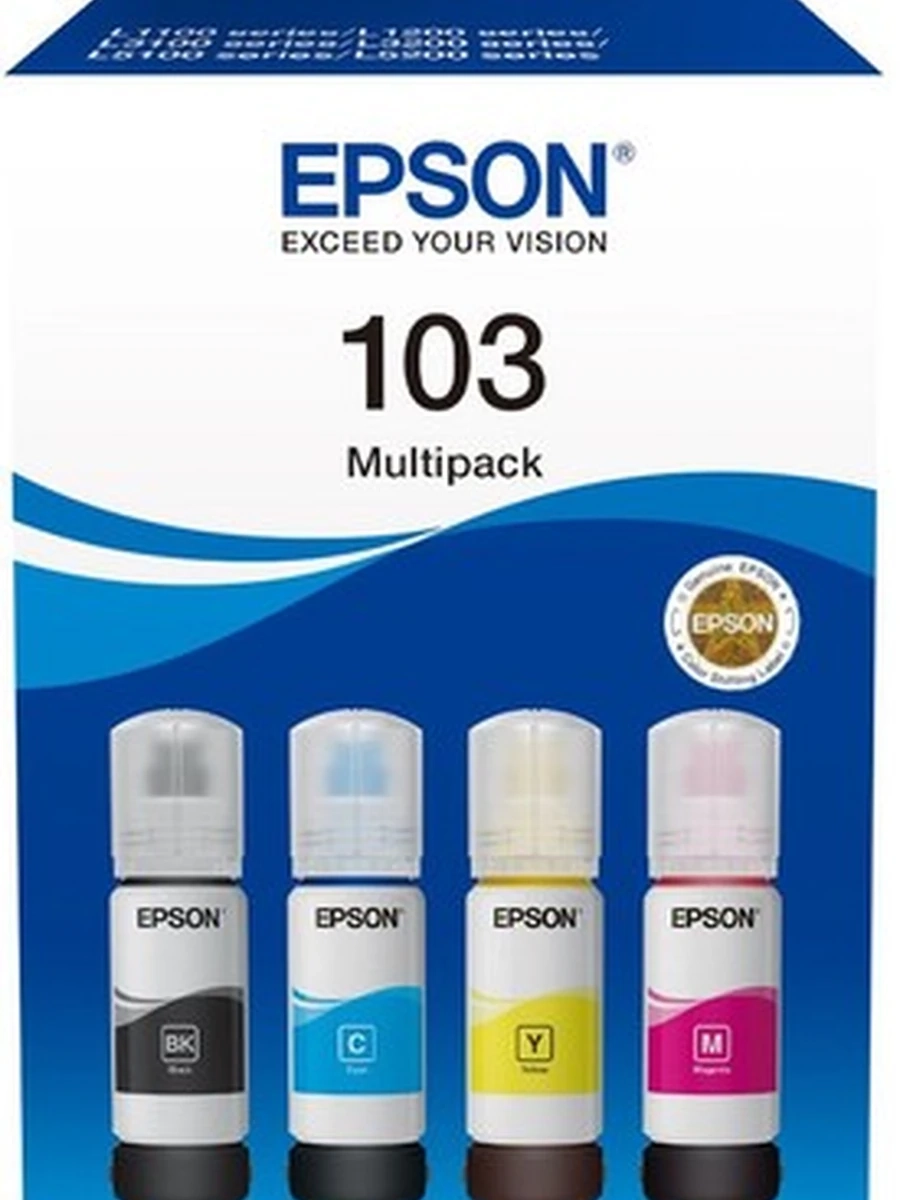 Набор 4 контейнера с чернилами Epson C13T00S64A 103