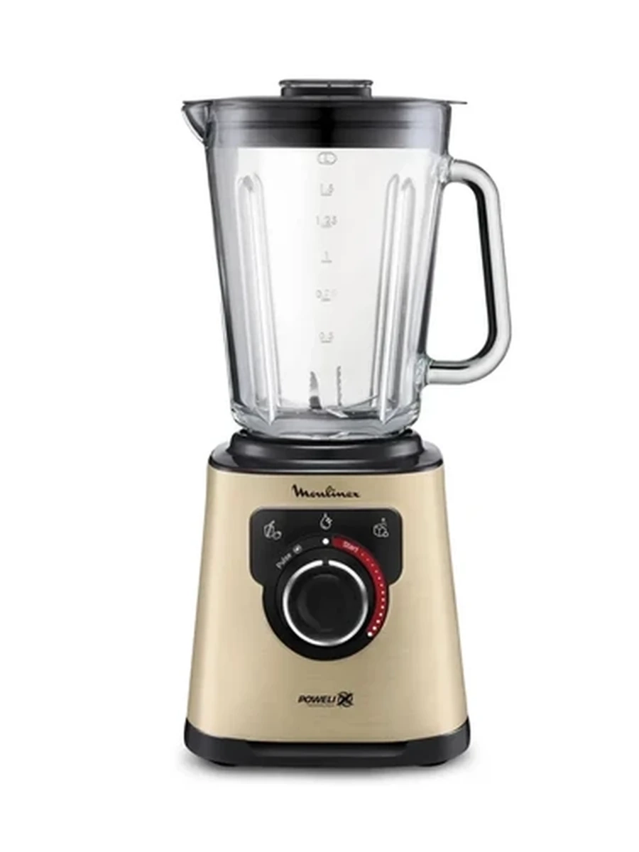 Высокоскоростной блендер Moulinex Perfectmix+ LM871A10, золотистый.