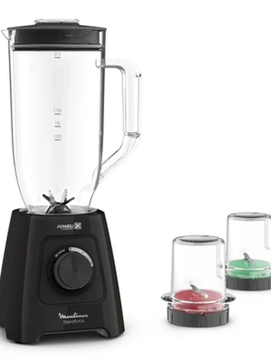 Блендер стационарный Moulinex Blendforce 2 XXL LM458810, черный.
