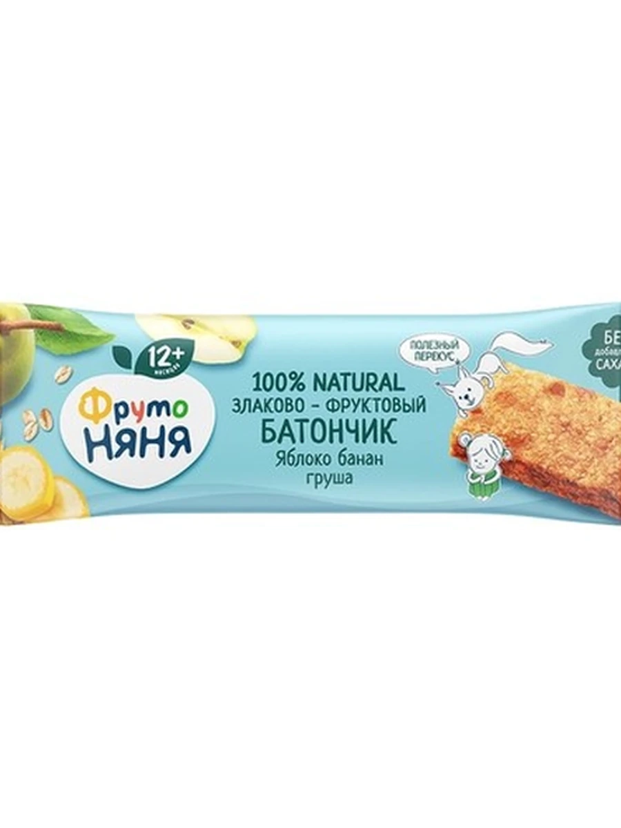 Фруто няня Батончик Яблоко банан груша 25