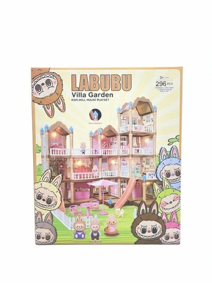 Конструктор Labubu «Villa Garden» (296 деталей)