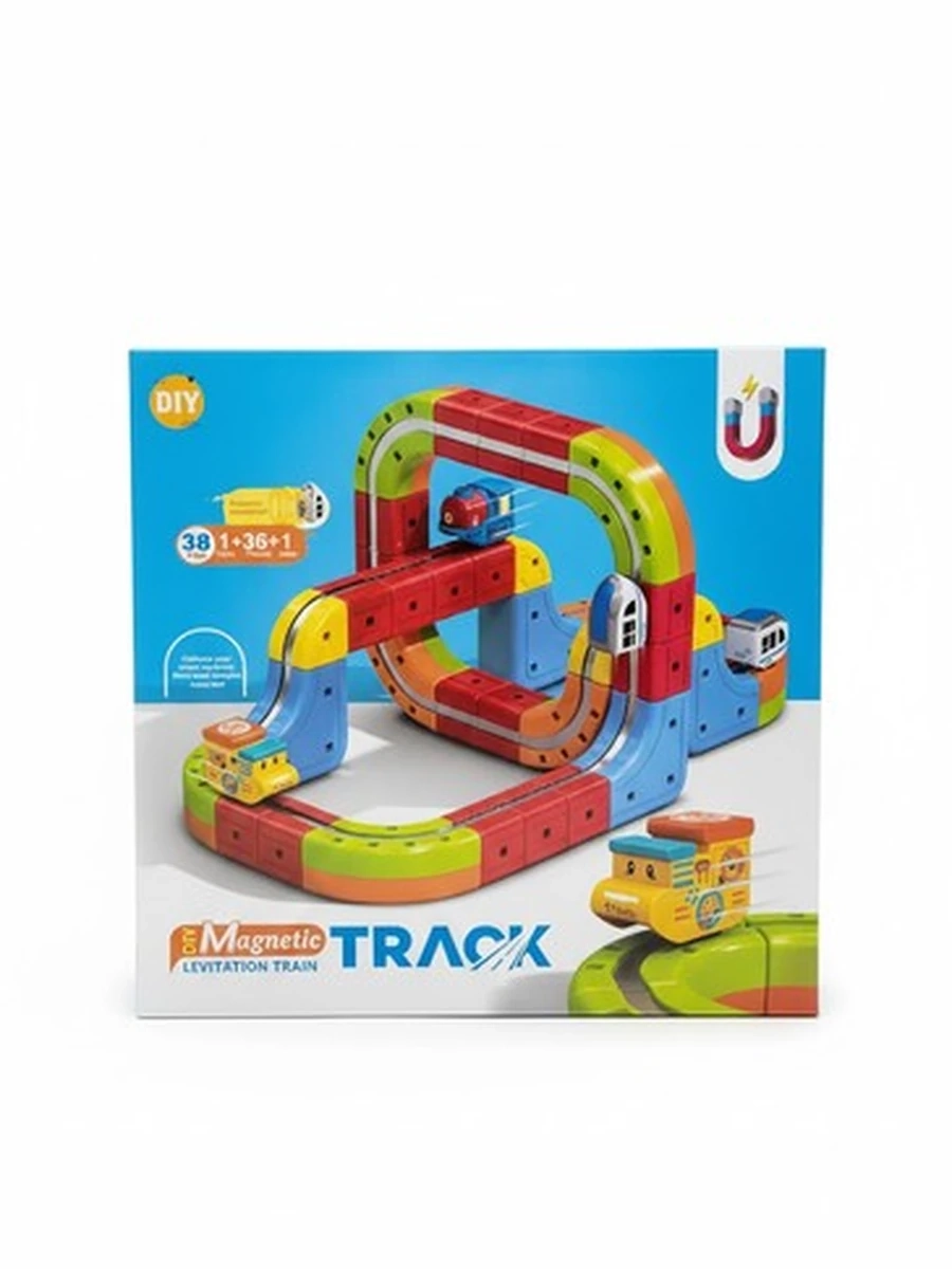 Конструктор DIY Magnetic Track «Levitation Train» (38 деталей)