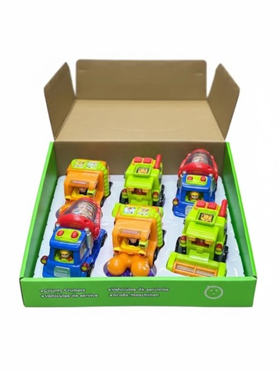 Набор инерционных машинок County Cruisers «Vehicles de servicio» (6 штук)