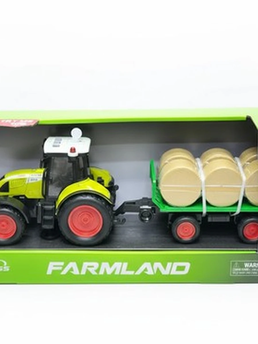 Игровой набор LS Express Farmland «Трактор с прицепом» (масштаб 1:16)