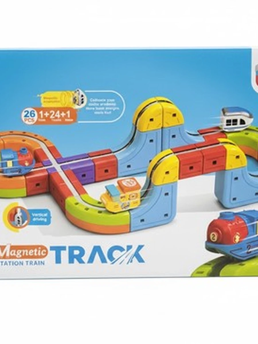 Конструктор на магнитном подвесе «Magnetic Levitation Train Track» (26 деталей)