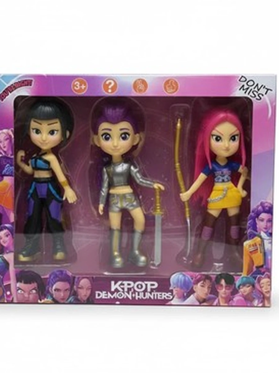 Набор коллекционных фигурок «K-POP Demon Hunters».