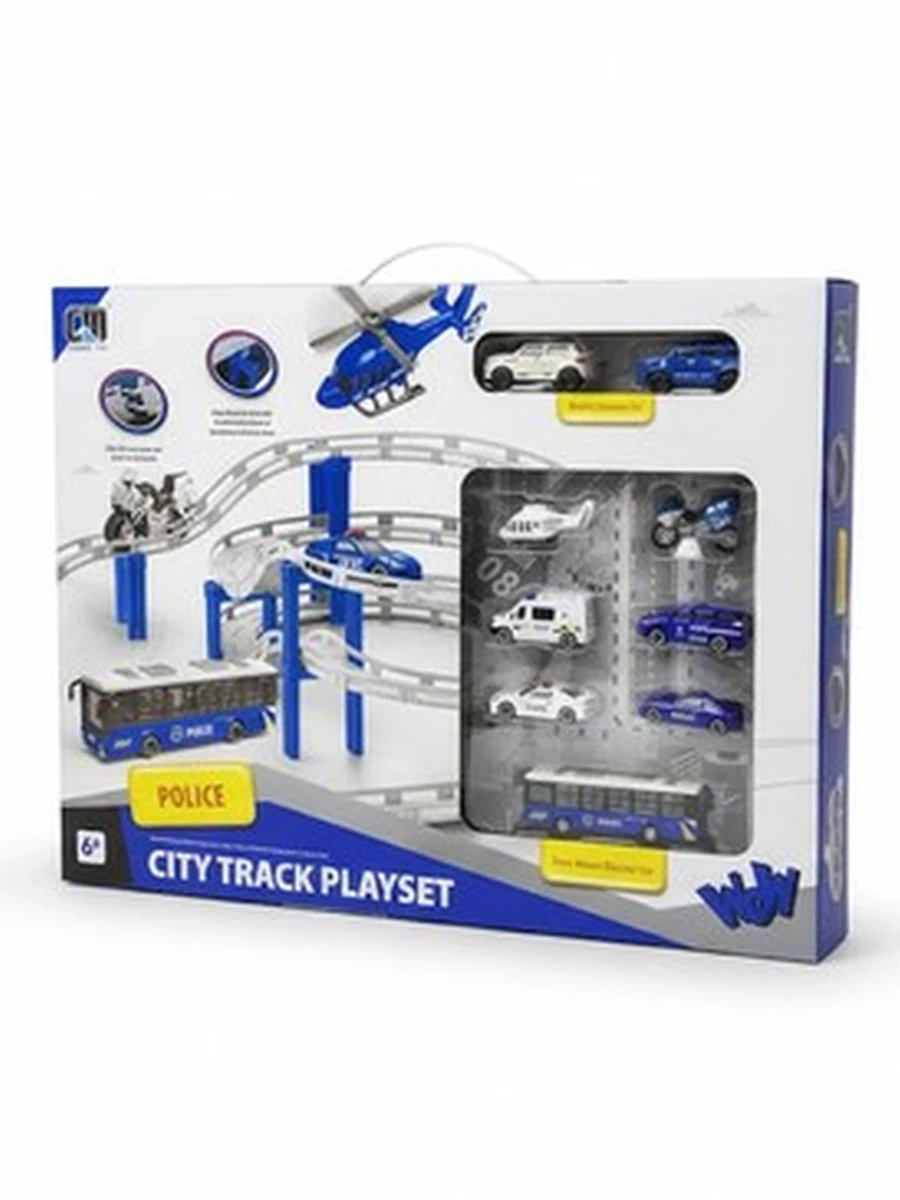 Игровой настенный трек «Police City Track Playset»