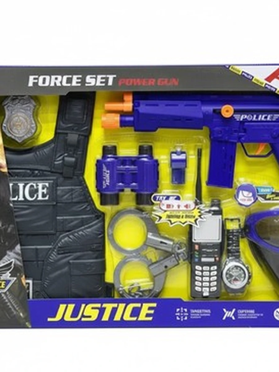 Игровой набор полицейского «Force Set World Police Justice» (свет, звук)