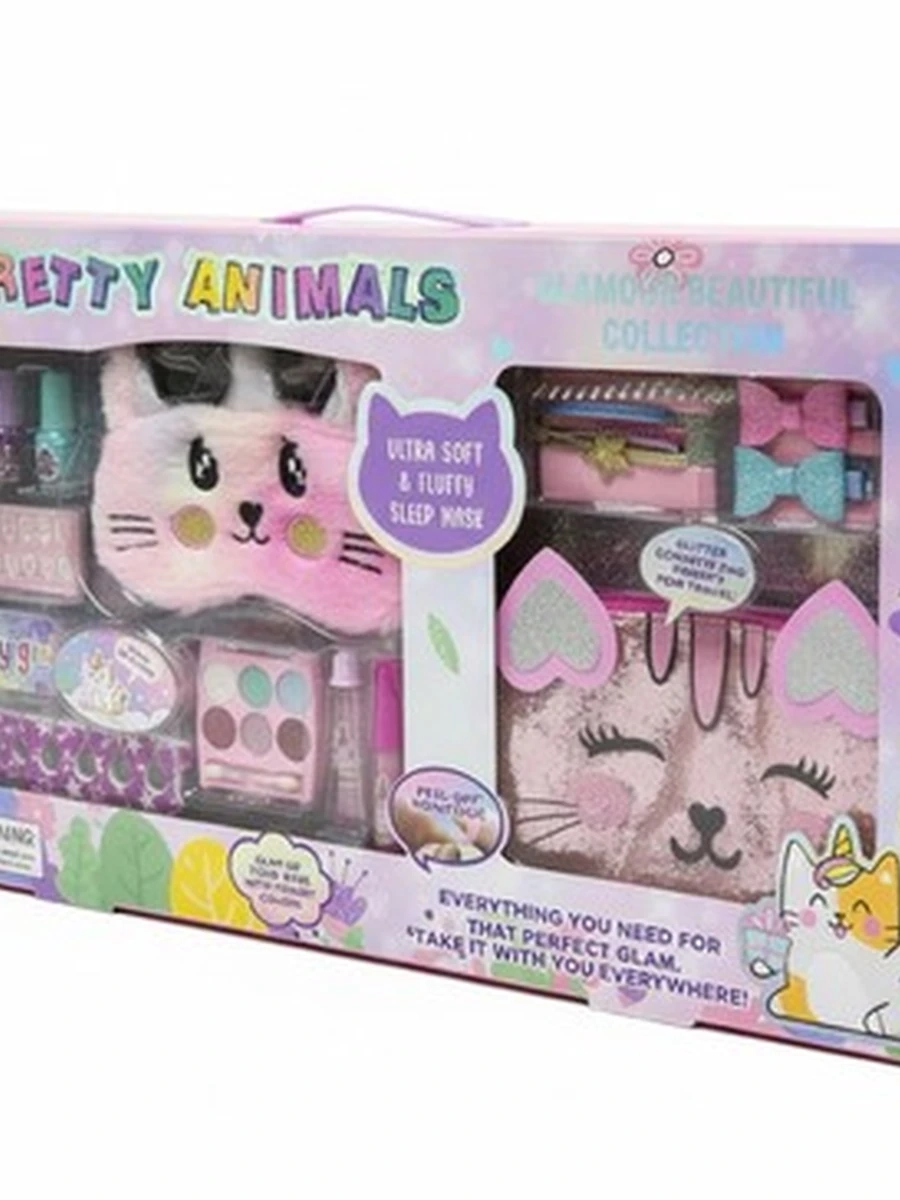 Набор детской косметики и аксессуаров ZYRA TOYS «Pretty Animals Glamour Beautiful Collection»
