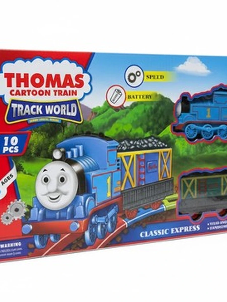 Игровой набор «Thomas Cartoon Train Track World» (Classic Express), 10 деталей