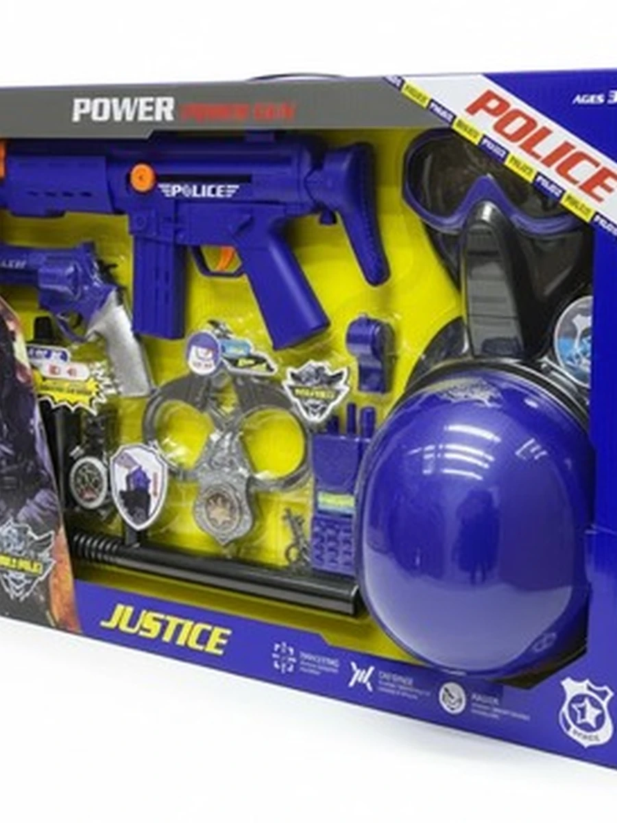 Игровой набор полицейского DEBAO «Power Gun: World Police Justice»