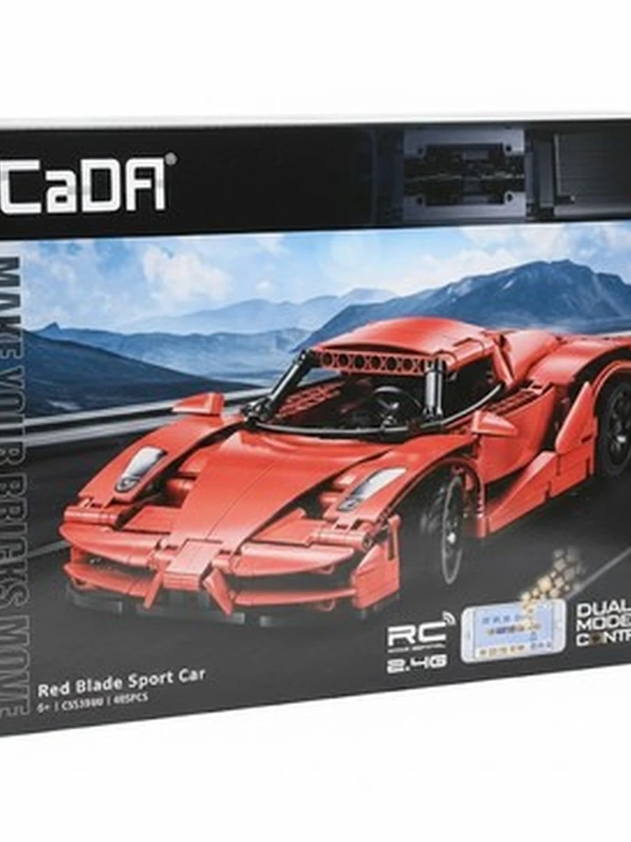 Радиоуправляемый конструктор CaDA «Red Blade Sport Car» (405 деталей)