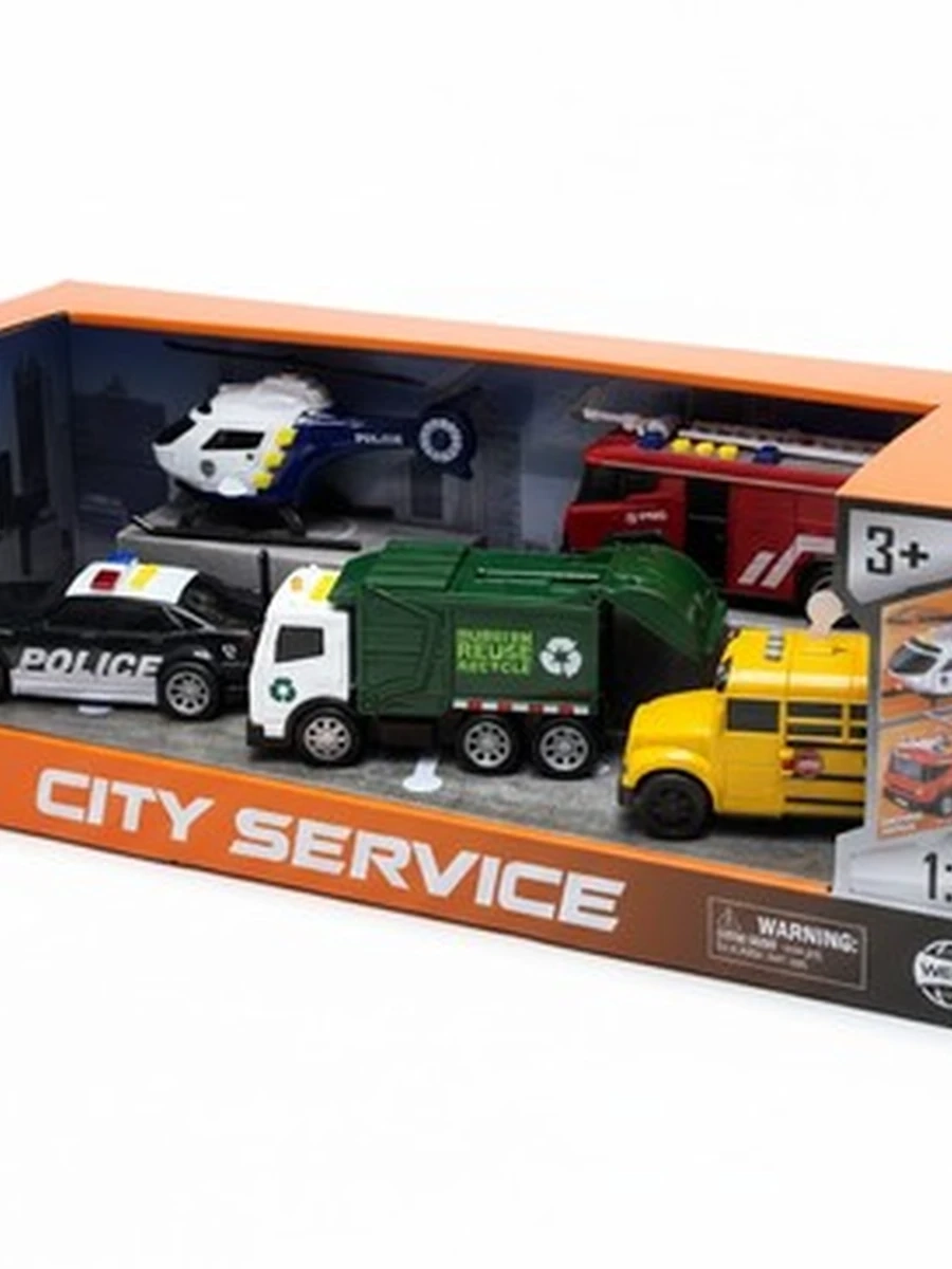 Игровой набор городской спецтехники «LS Express City Service» (132)