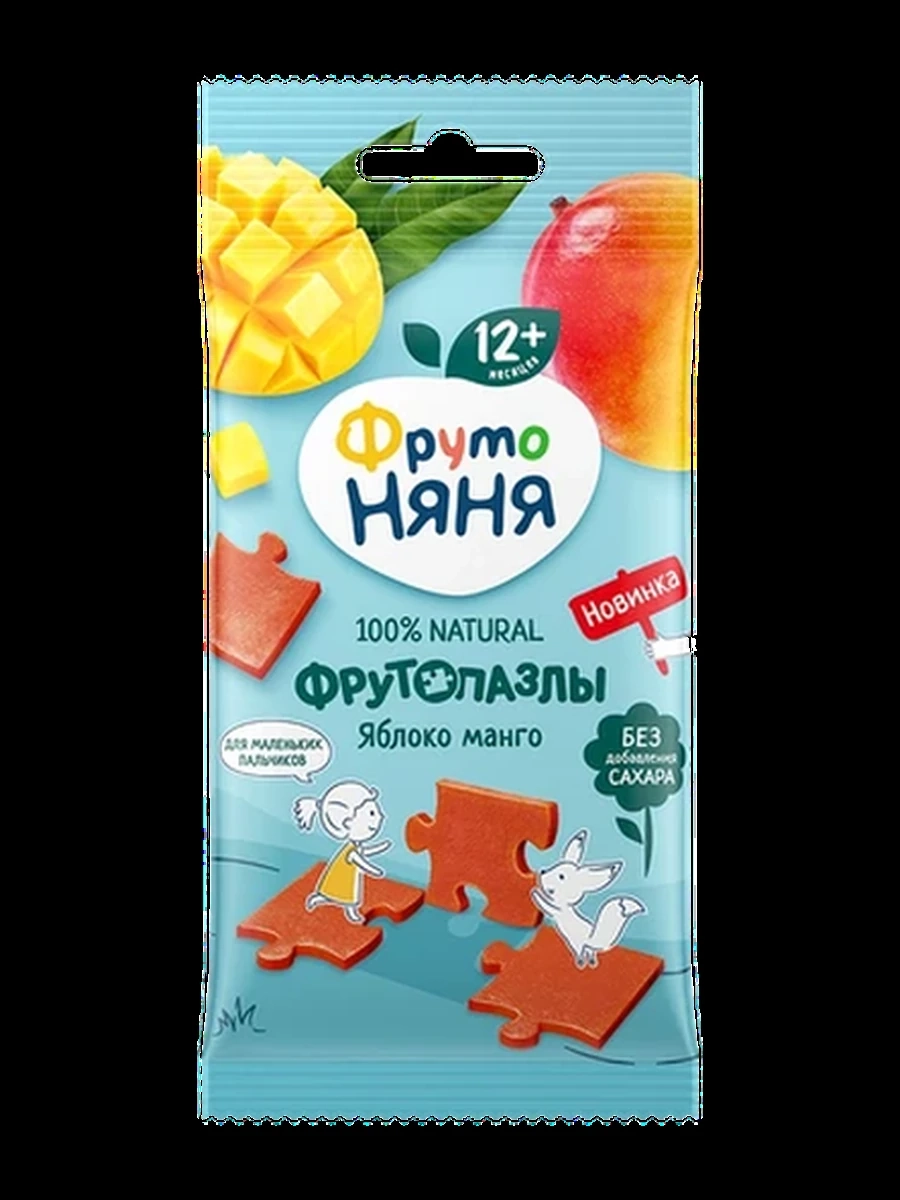 Фруто няня Пазл пастила Яблоко манго 20 гр