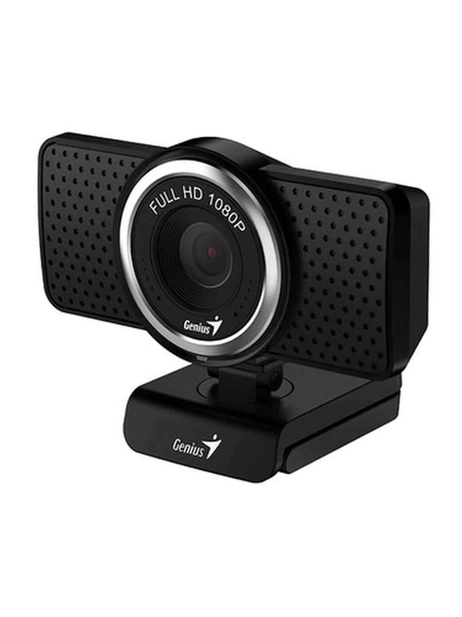 Веб-Камера, Genius, ECam 8000, USB 2.0, 1280x720, 2.0Mpx, Микрофон, Крепление: зажим, Чёрный