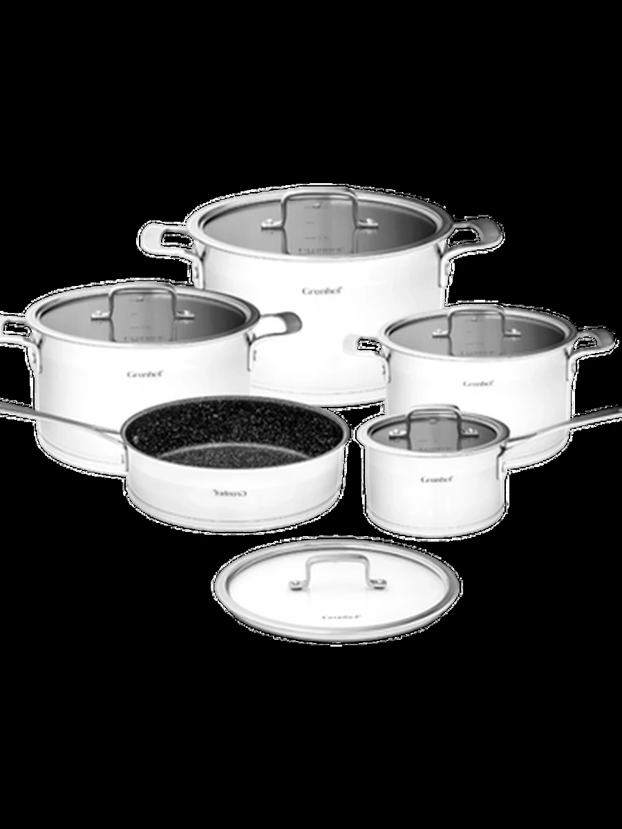 Набор кастрюль Granhel Stainless steel 18/10