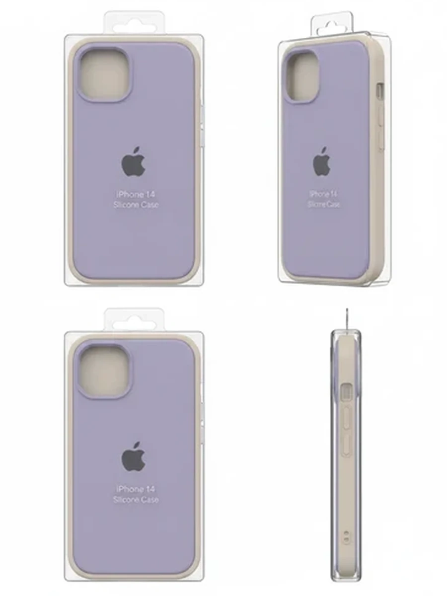 Силиконовый чехол Silicone Case для Apple iPhone 14 с покрытием Soft-Touch