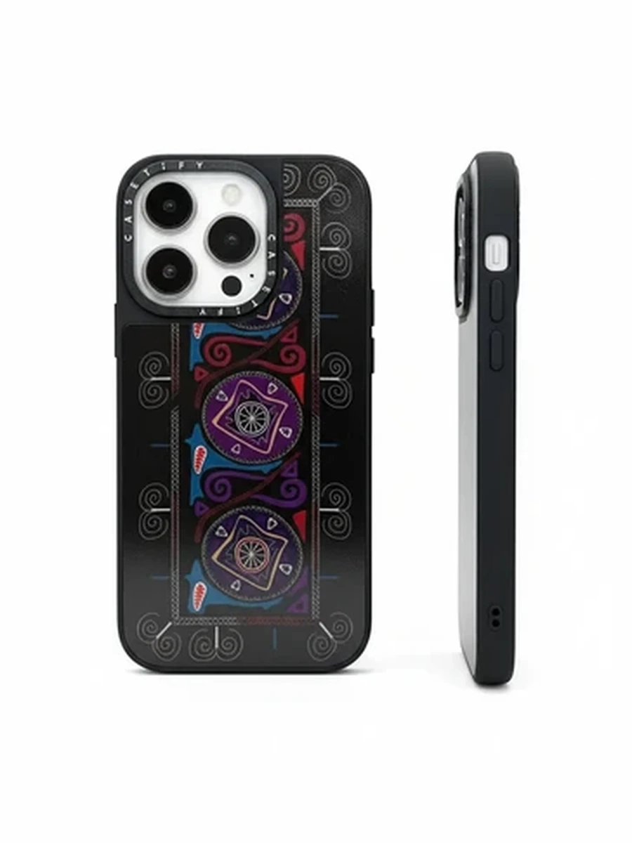 Ударопрочный чехол-накладка Casetify для смартфона с этническим орнаментом